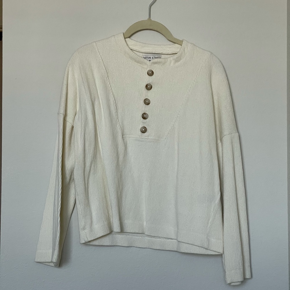 Madewell Seamed Henley Top
